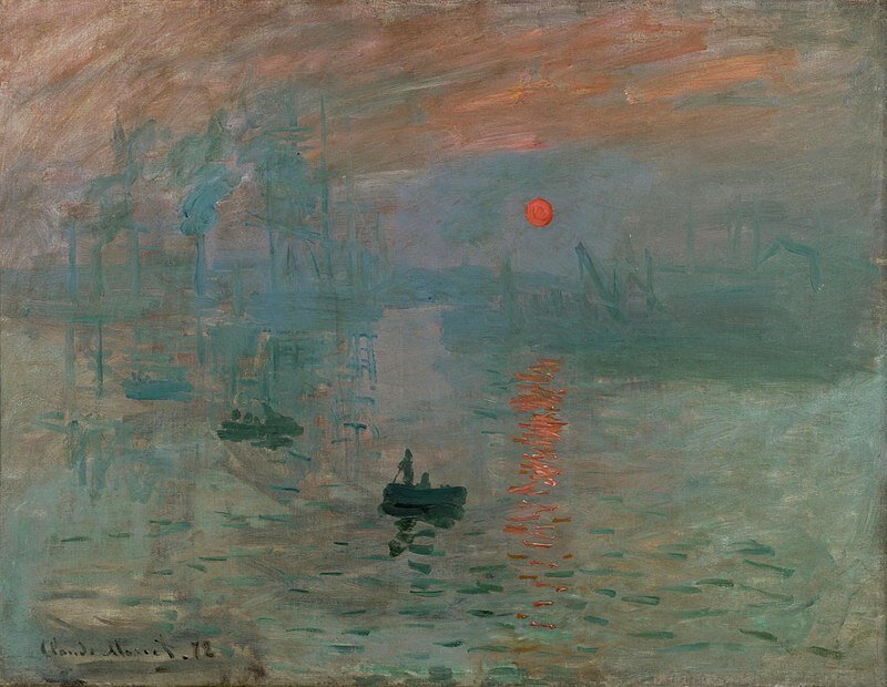 Клод Моне «Впечатление. Восходящее солнце», 1872 г.