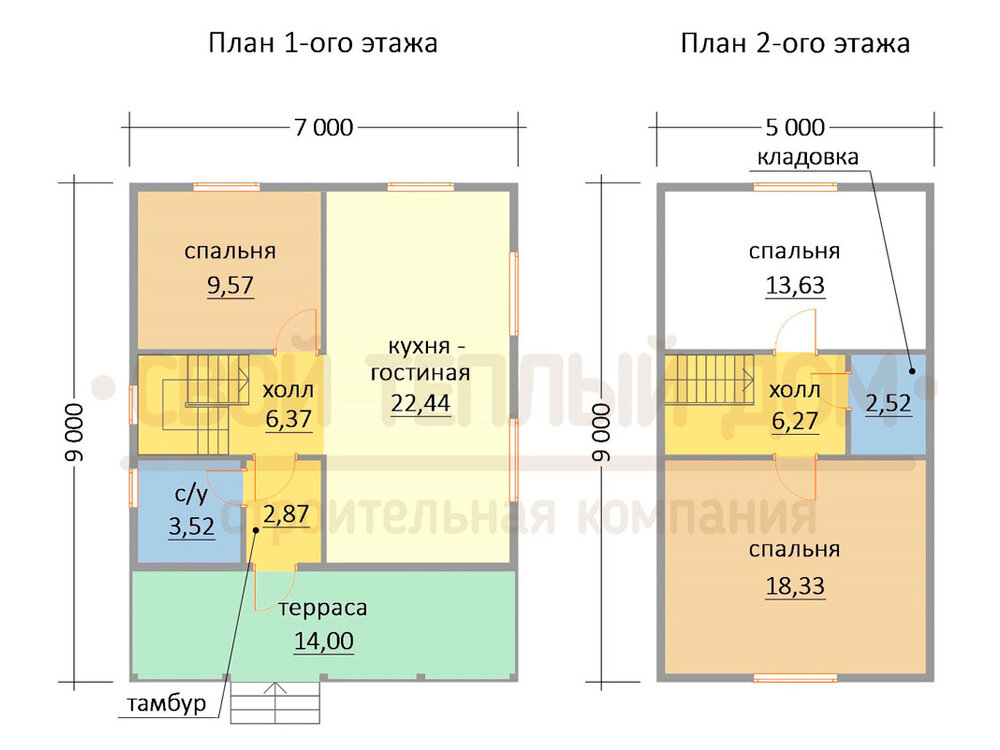 Комфортная планировка с тремя спальнями и кухней-гостиной