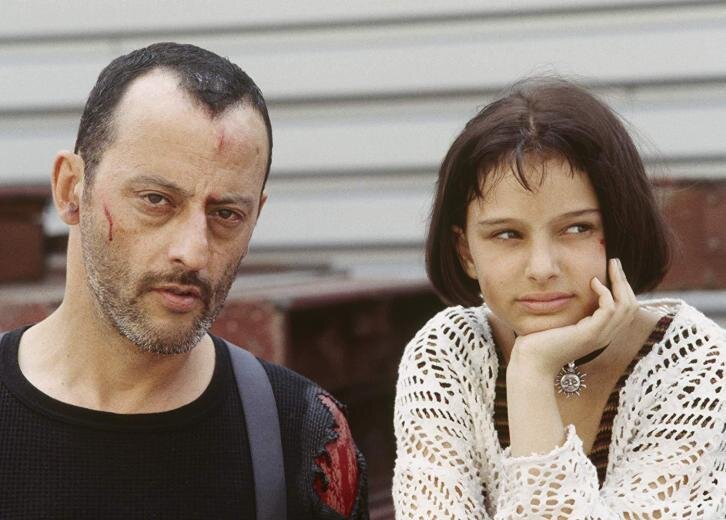 Жан Рено и Натали Портман в фильме "Леон", фото взято из интернета