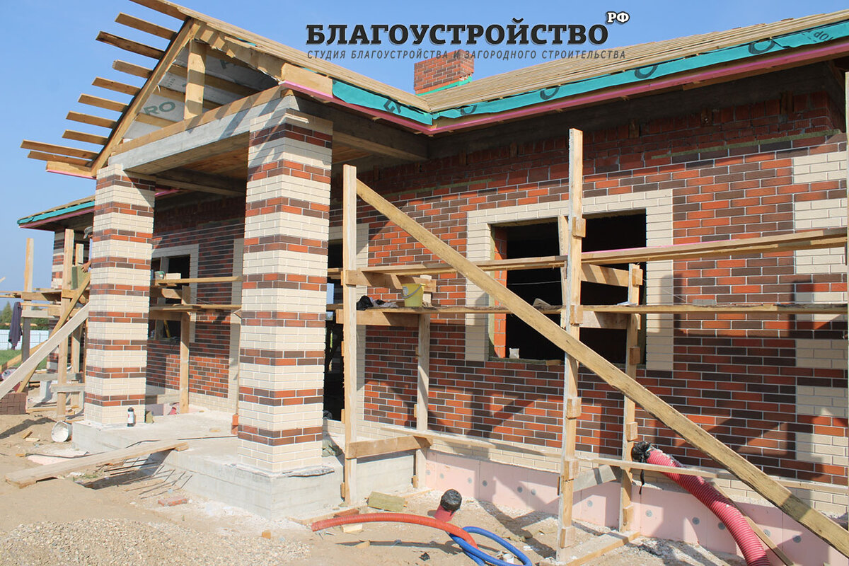 облицовка дома клинкером