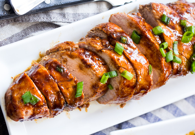 Свинина-терияки в рукаве в духовке