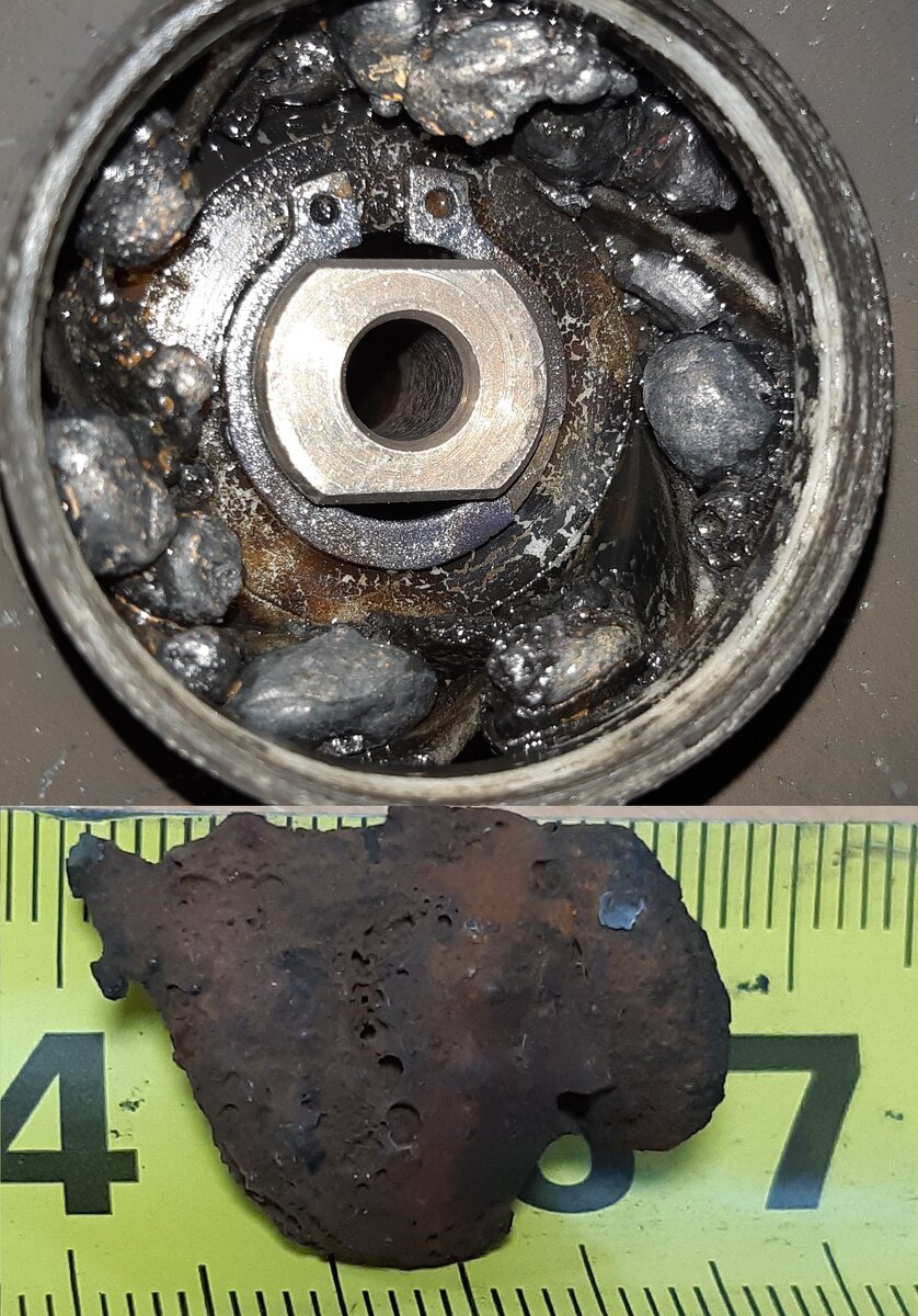 Рисунок 1. Сварочный грат в рабочем колесе насоса