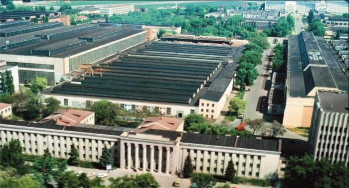 Воронежское авиационное самолётостроительное общество. Снимок территории предприятия.