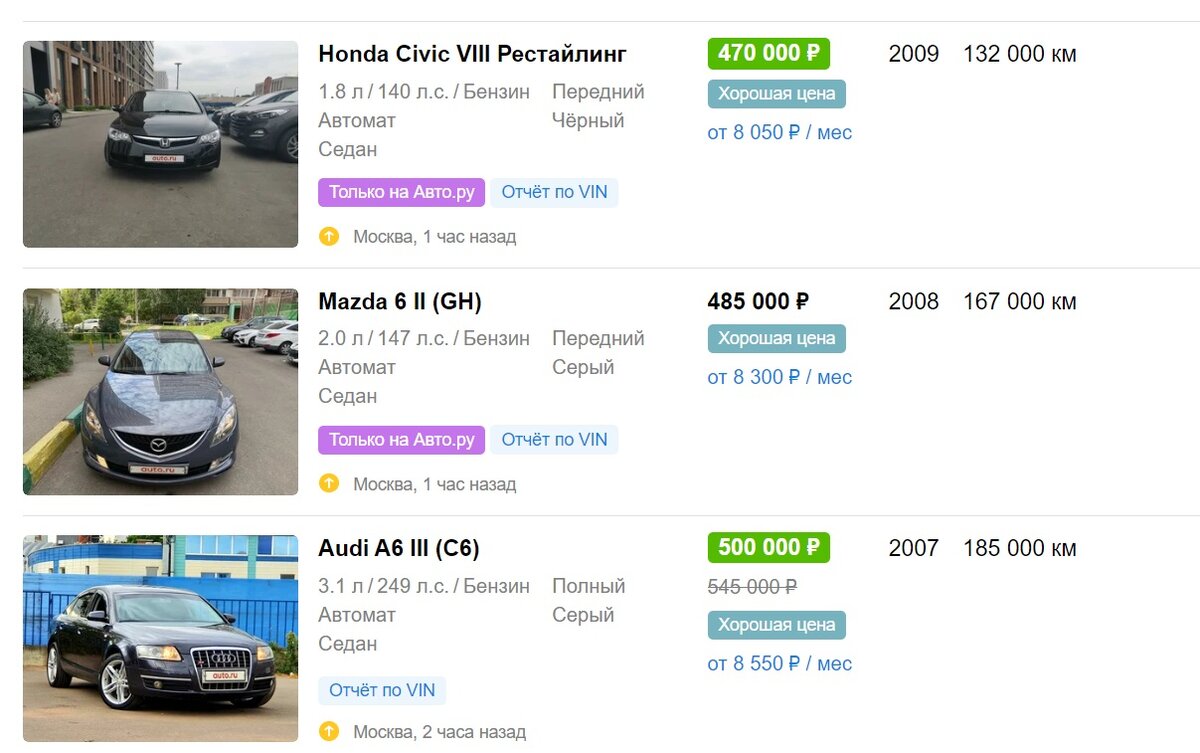 Источник фото: сайт auto.ru