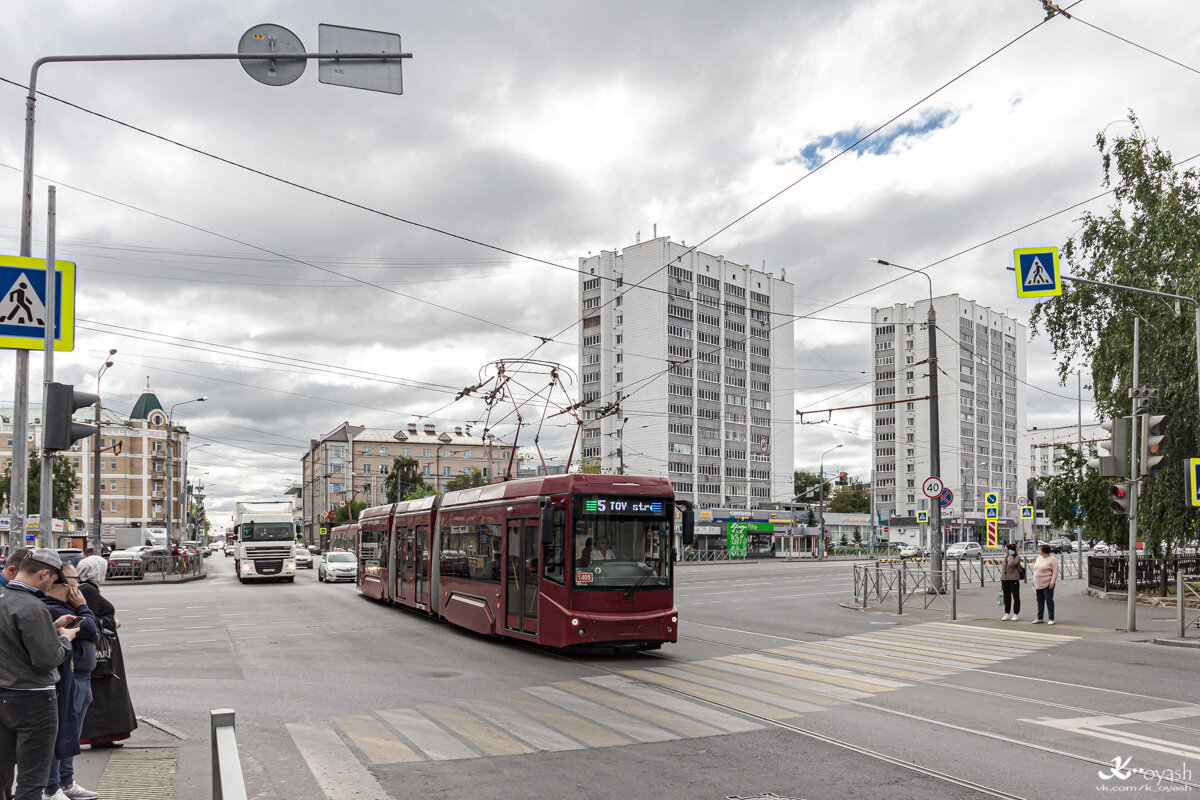 Вагон 71-409-01 на 5 маршруте в Казани, фото Дмитрий Сагдеев