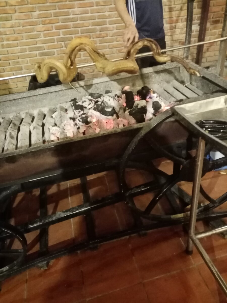 В местном кафе готовят змею на " углях" 