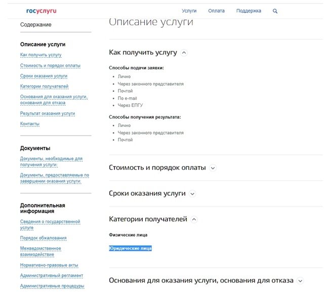 Рисунок 1. Получить выписку из ЕГРН через Госуслуги для юридических лиц несложно. 