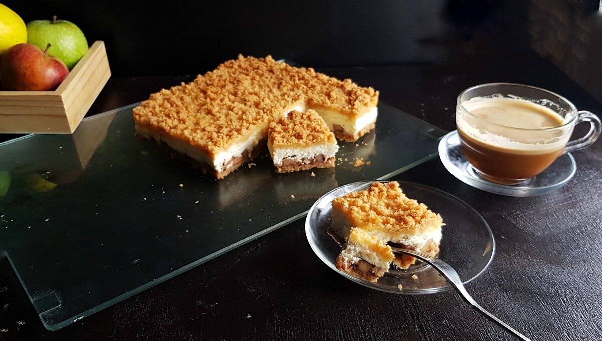 Кусочек чизкейка с чашечкой кофе или чая-что может быть вкусней?!