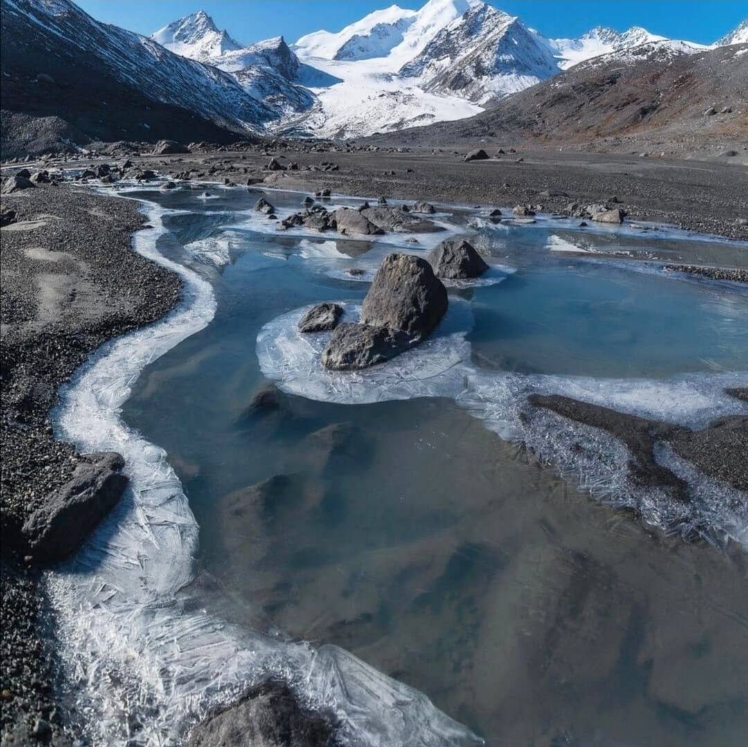 Талдуринский ледник горный Алтай