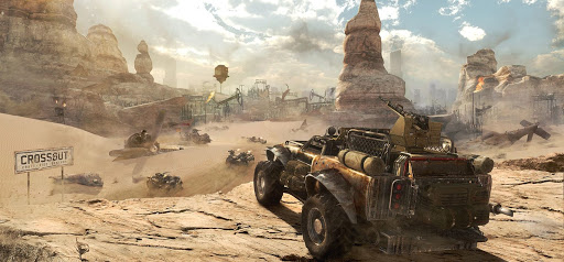 ( Концеп арты к игре Crossout )