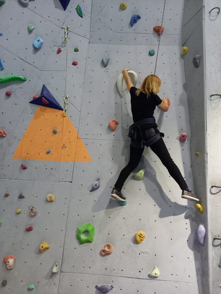 Моя мечта скалодром исполнена)))