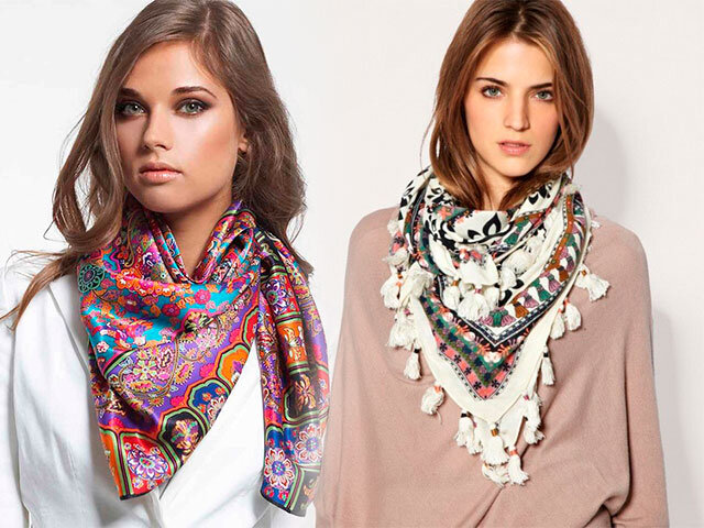 Вязаный шарф спицами – стильно и комфортно