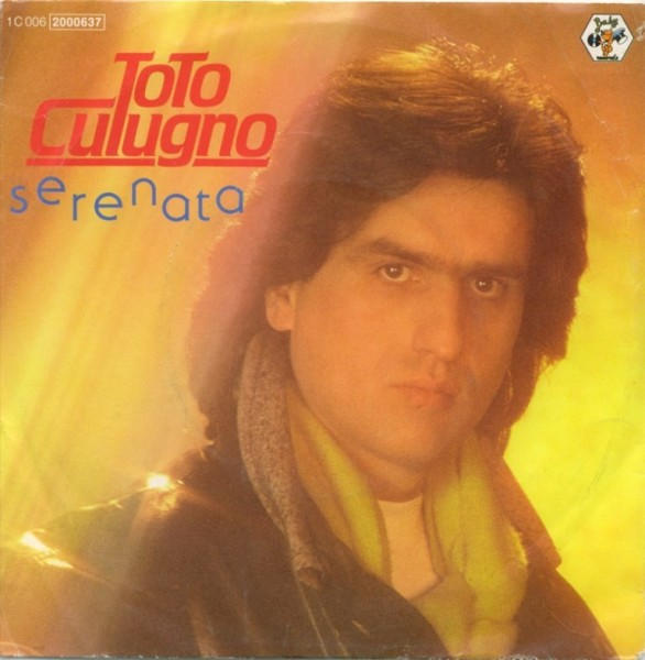 Обложка сингла "Serenata"  итальянского композитора и исполнителя песен Toto Cutugno