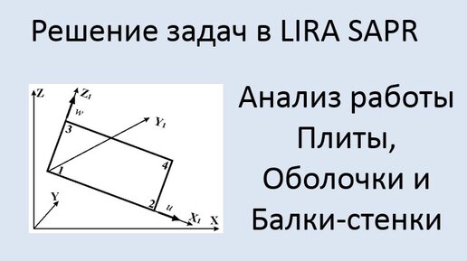 Анализ работы Плиты, Оболочки, Балки-стенки