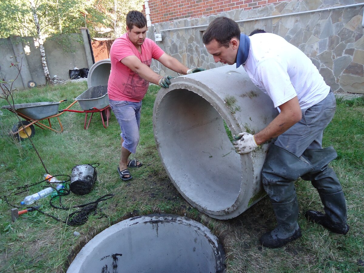 Копка колодца. Лето 2014.