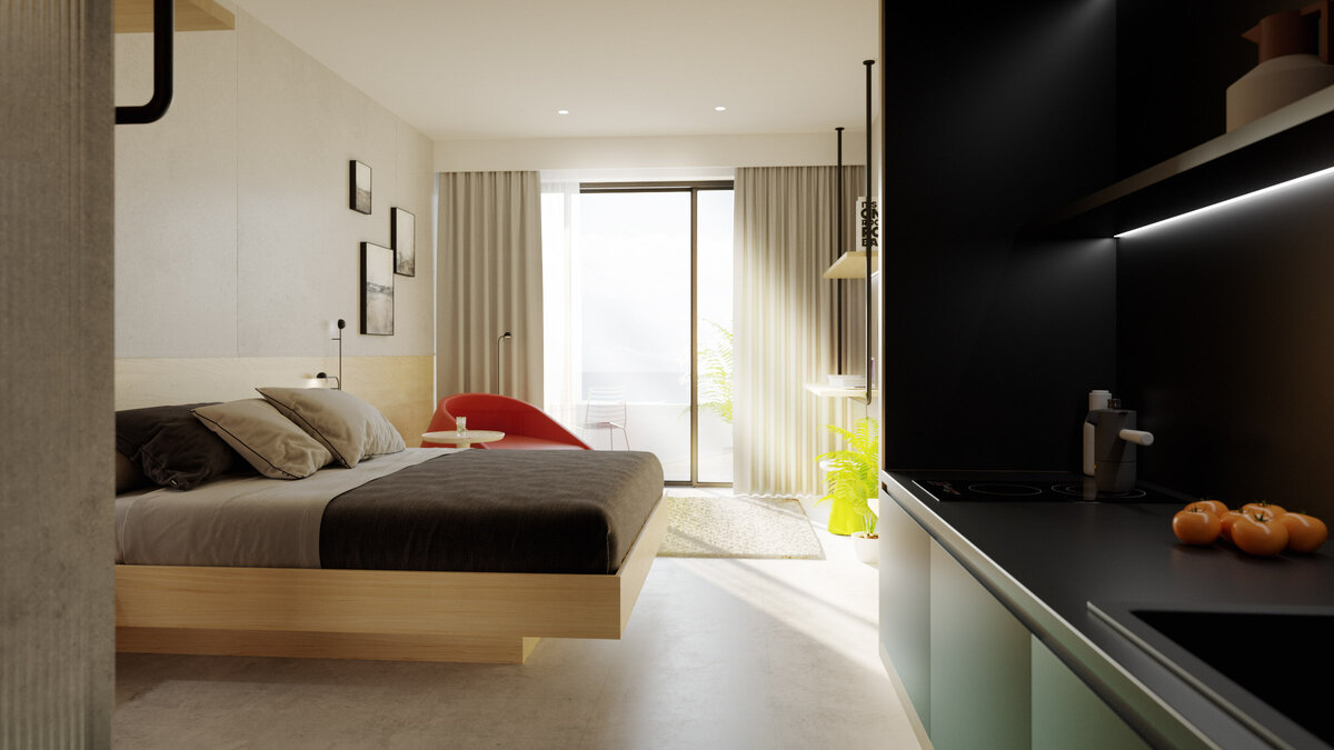 Апартаменты в комплексе Bamboo Beach (Цихисдзири, Черное море)
