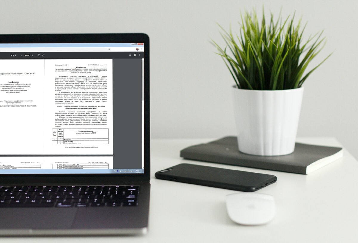 Авторская картинка. На экране ноутбука ты можешь увидеть пример кодификатора.