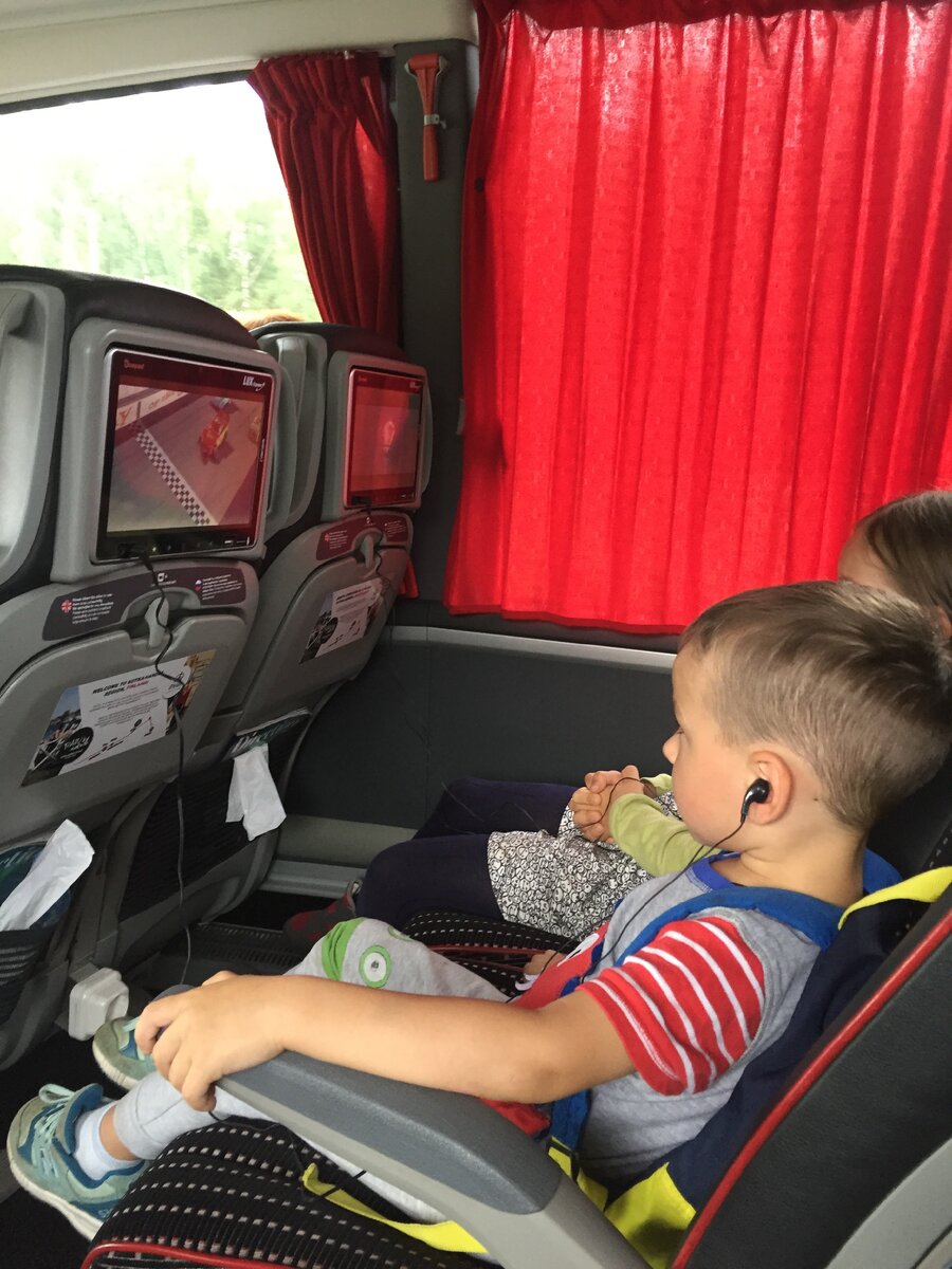 Автобусы Lux Express. Фото и дети автора