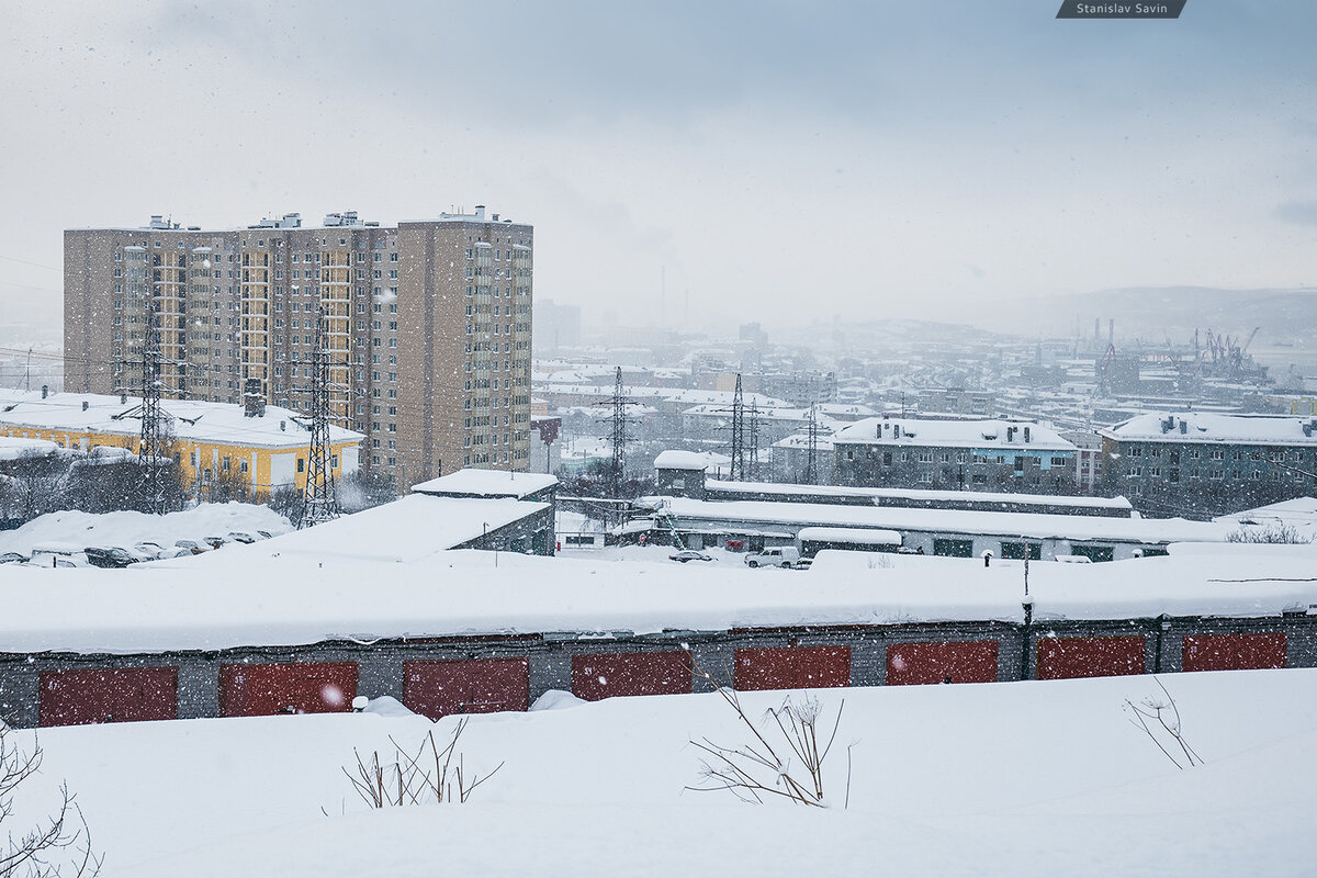 Вид на центральную часть города с одного из холмов