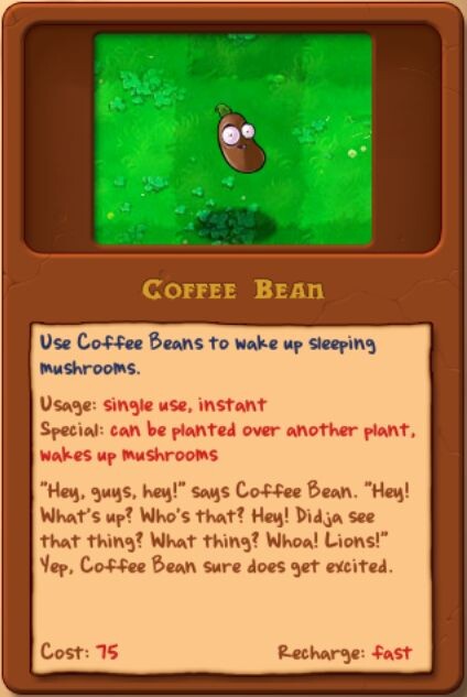 Кофейное зерно из ПВЗ