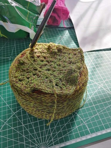 мой первый мотив для пледа