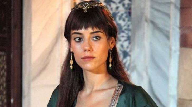 Джансу Дере в роли персиянки Фирузе хатун. Фото: кадр из сериала "Великолепный век"