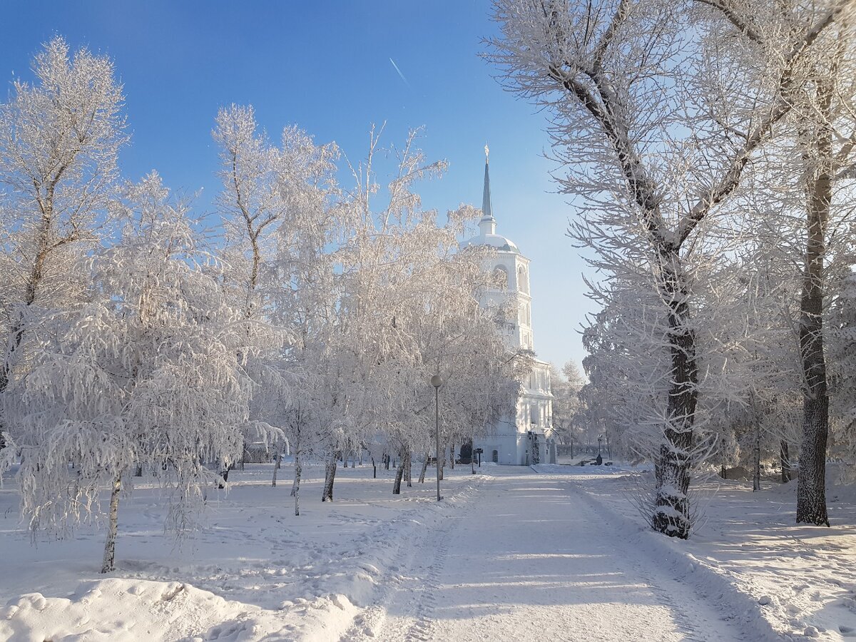 Зимний Иркутск. Содрогаюсь и скучаю! Фото из интернета.