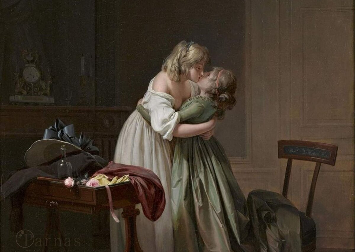 История о женском поцелуе: Луи-Леопольда Буальи. | Parnas on-line gallery |  Дзен
