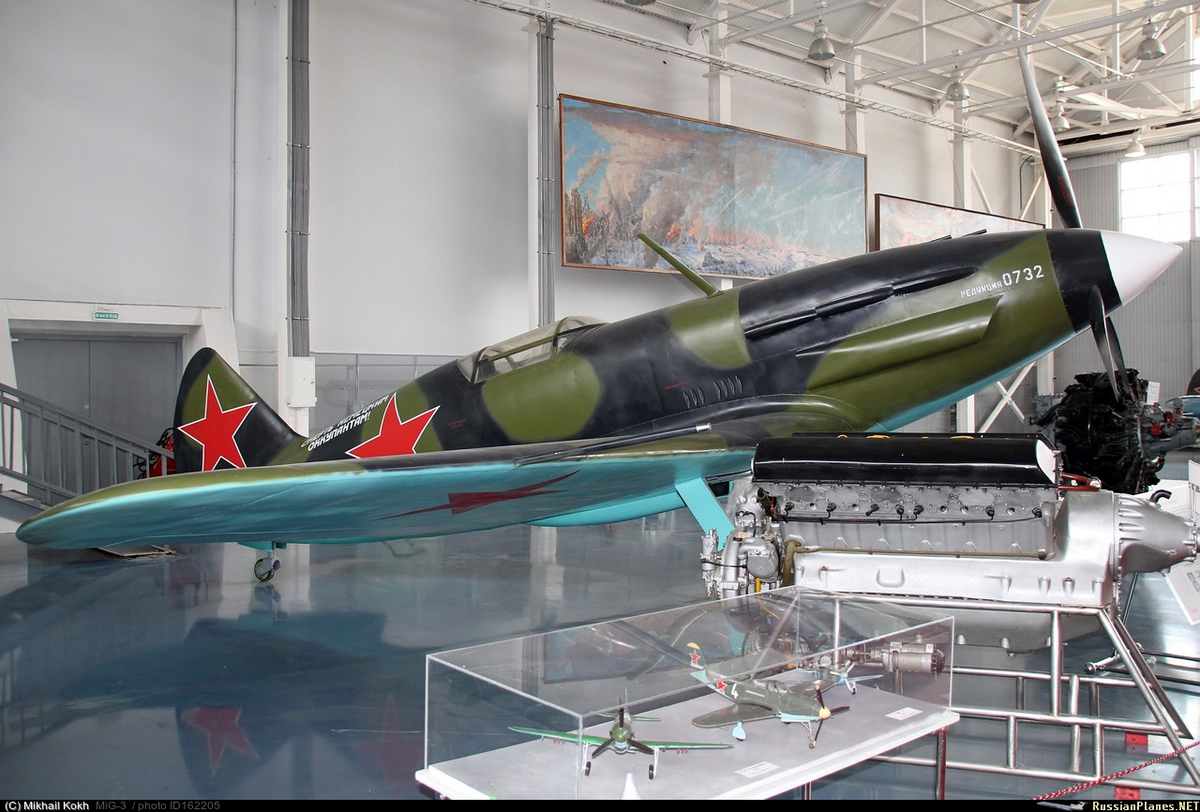 Макет МиГ-3 в музее ВВС. Фото Михаила Коха