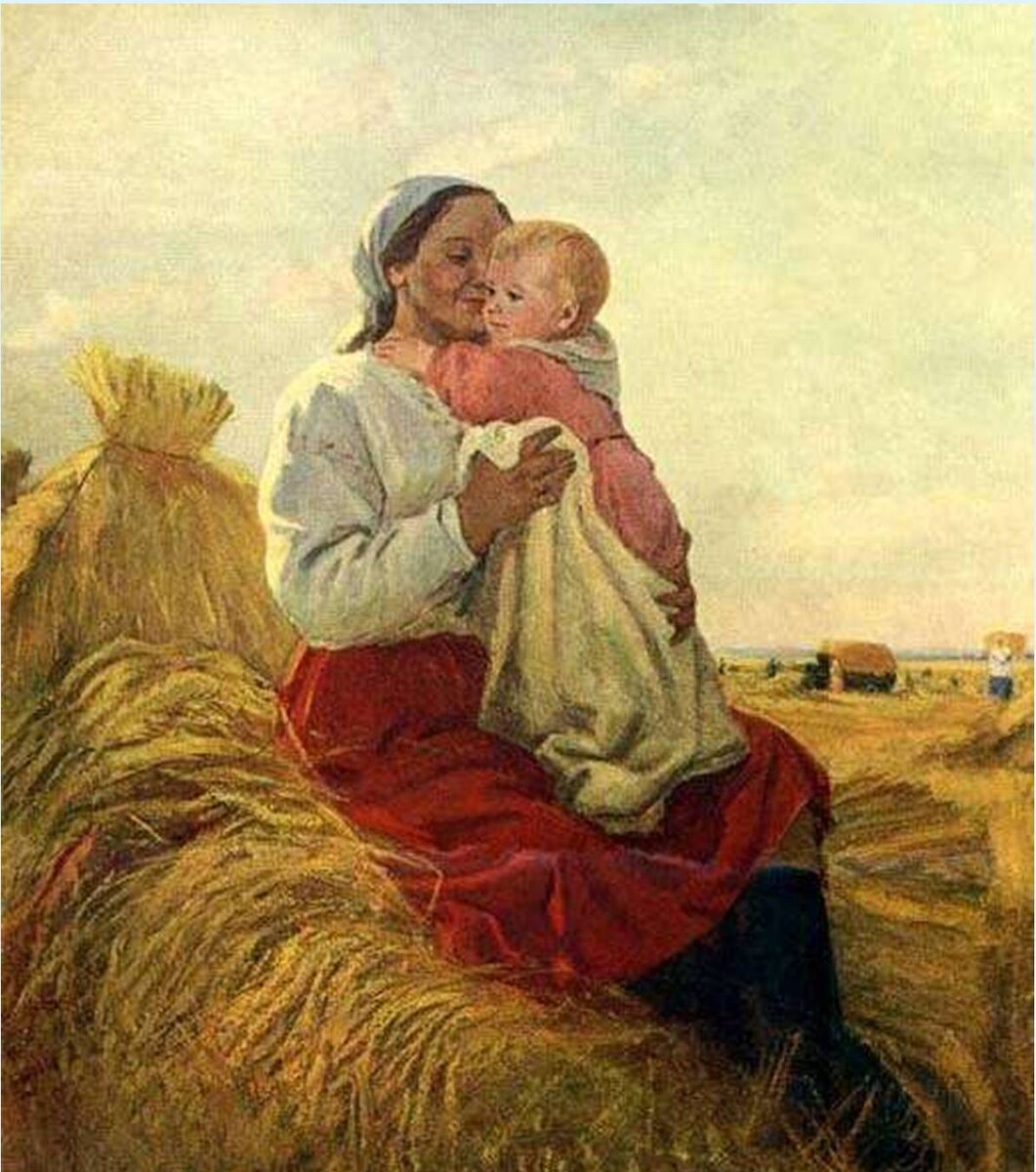 Ф.С. Шурпин. Материнство в поле