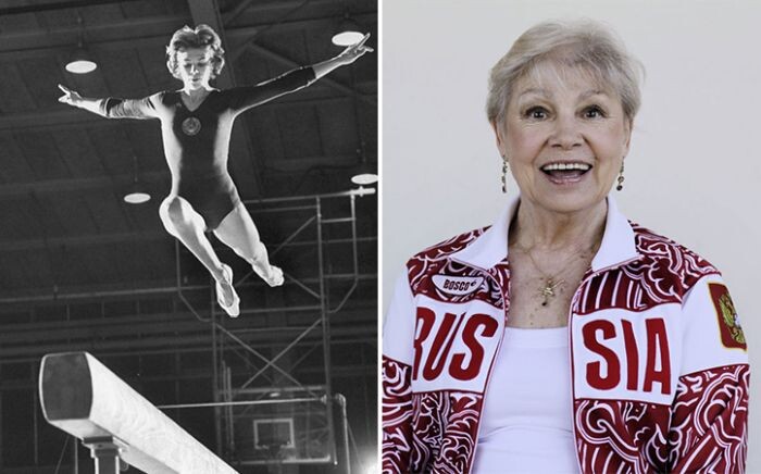 Советская гимнастка Лариса Латынина