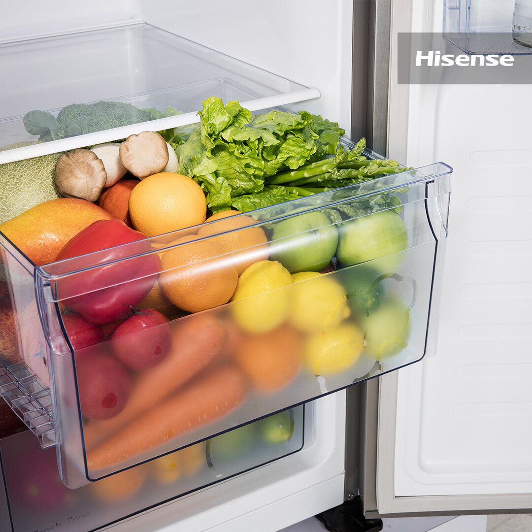 В холодильниках Hisense есть специальная зона свежести