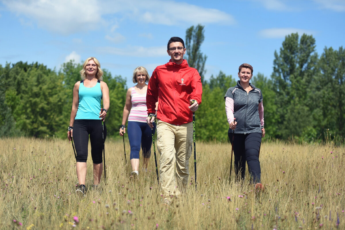 Фото: Клуб скандинавской ходьбы в Гомеле 