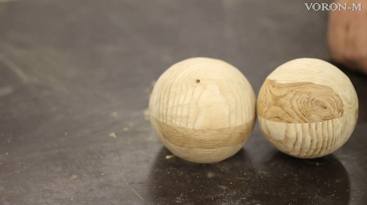 Большие пустотелые деревянные шарики, деревянные шарики на заказ, натуральные деревянные шарики