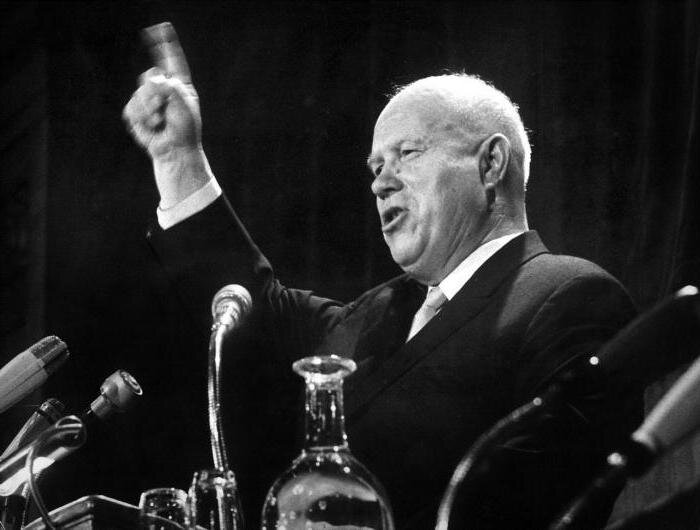 Хрущёв громит Сталина на 20 съезде