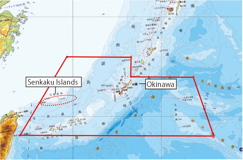 Острова Сэнкаку на карте. Источник: https://www.ru.emb-japan.go.jp/territory/senkaku/about.html