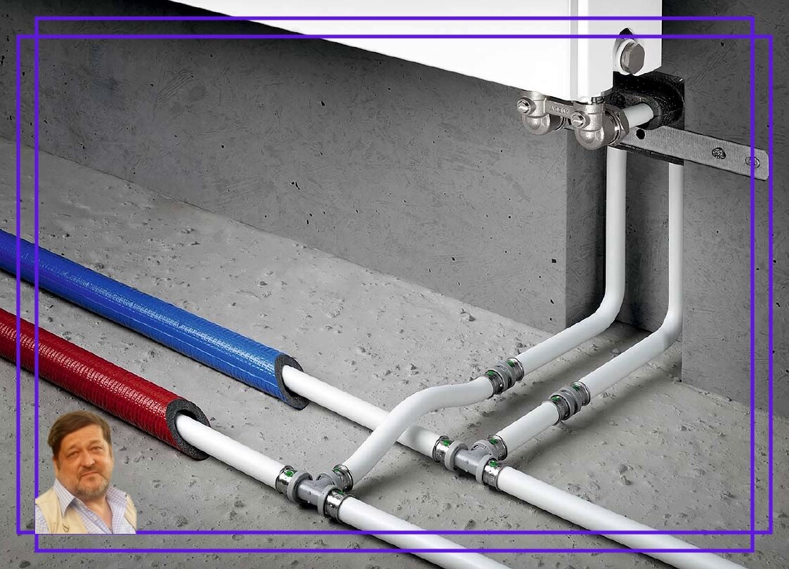 Когда закроют стяжкой понять, где находятся трубы очень сложно... Источник фото: https://clck.ru/sRPyu