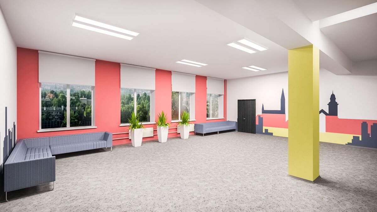 холл в школе