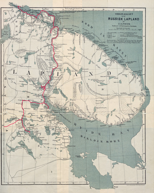 Маршрут Йенса Фрииса