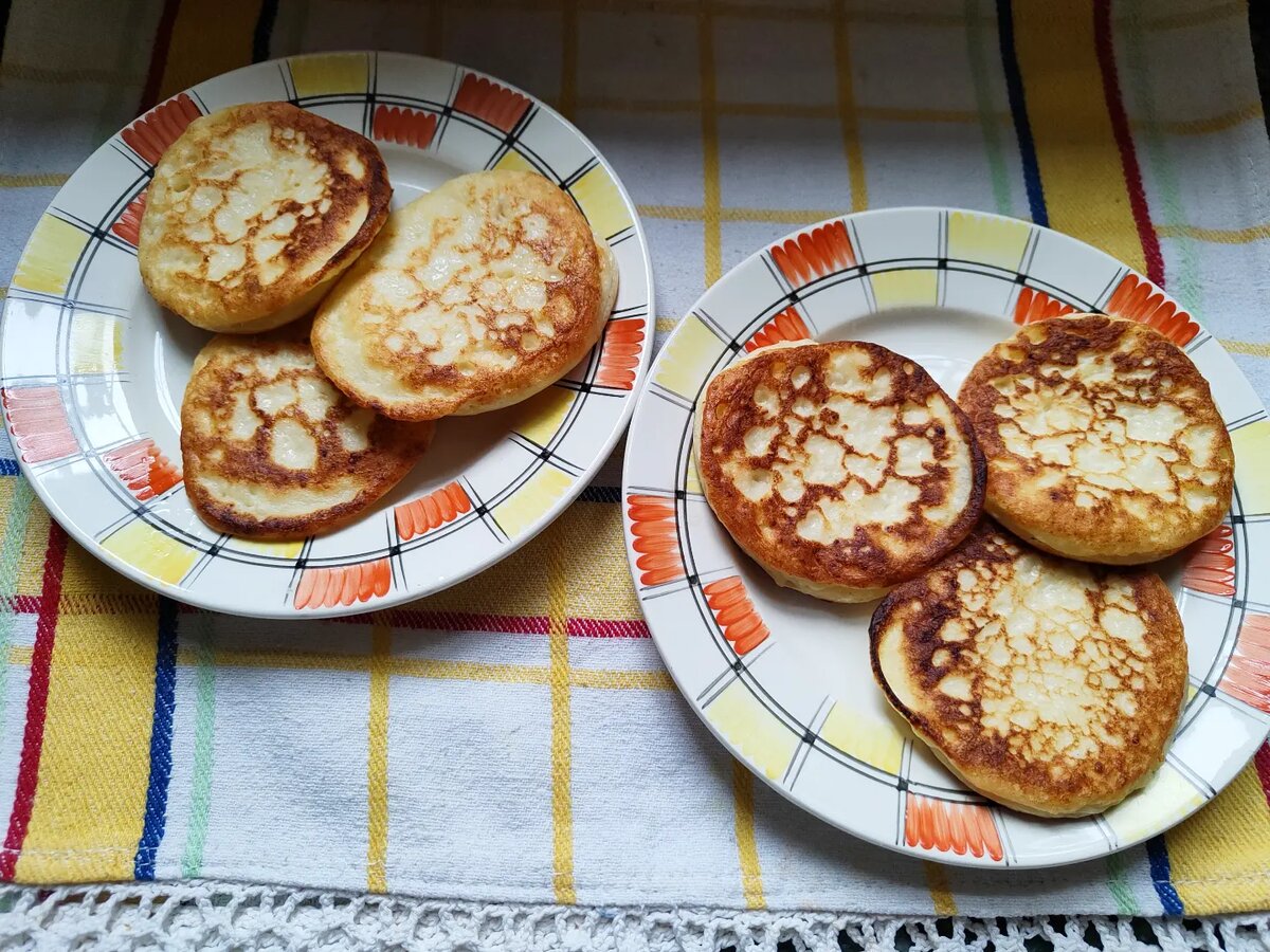 Рецепт творожных оладий без муки