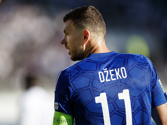     Капитан сборной Боснии и Герцеговины Эдин Джеко. Фото: Tomi Hänninen/Newspix24/Newspix24/ globallookpress.com