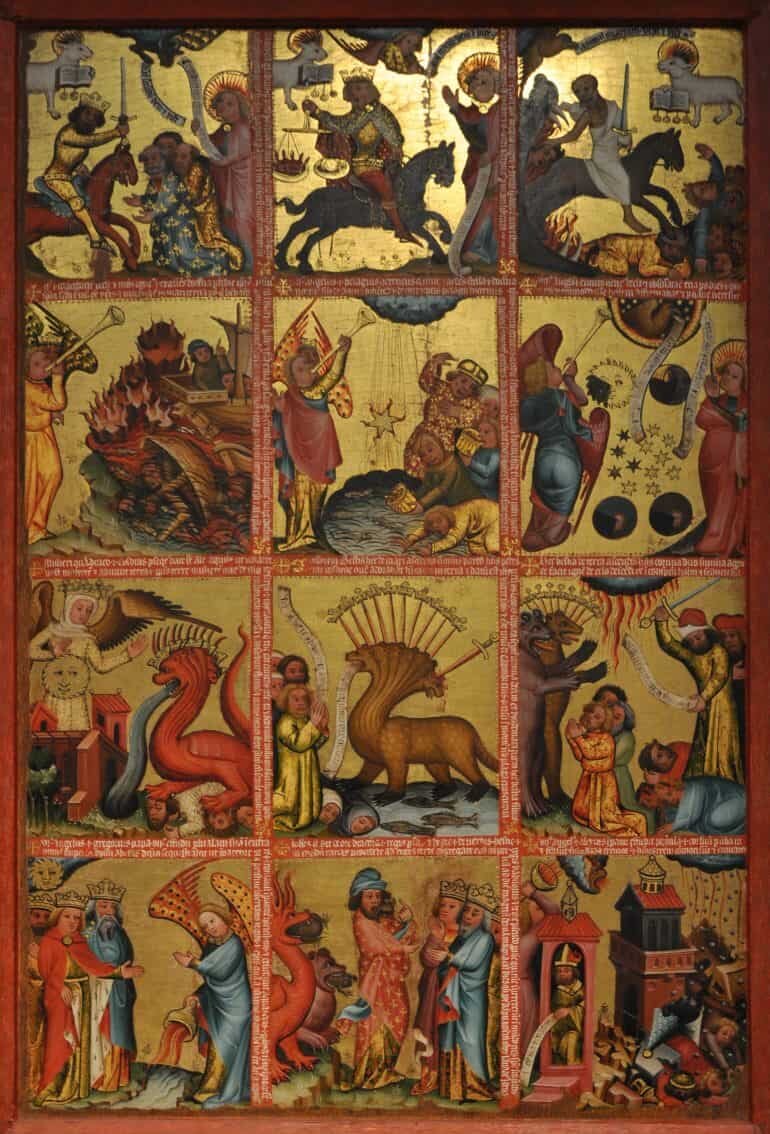 Апокалипсис. Триптих. 1380. Мастер Бертрам из Миндена
Aiwok - Own work / CC BY-SA 3.0