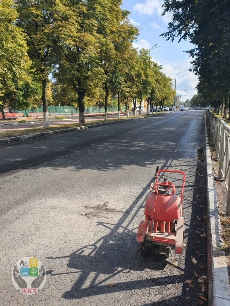 Дубровский водоканал. Ремонт дорог. Ремонт дороги. Улица Пушкина Брянск. Володарский район Брянск.