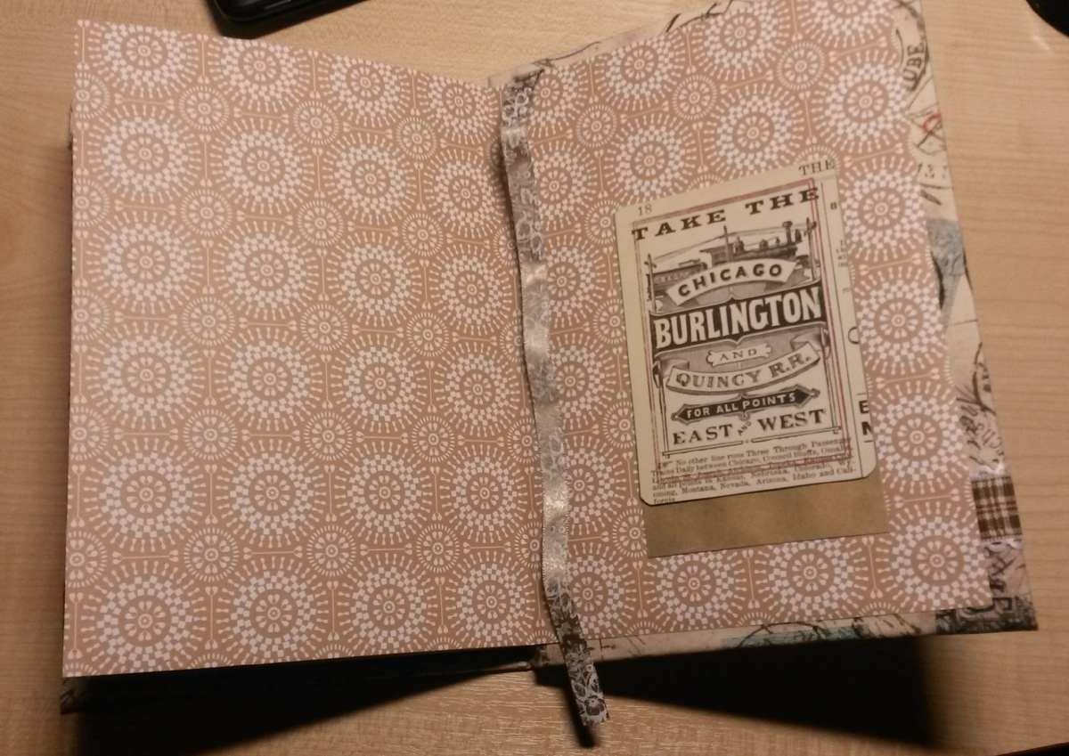 Форзац сзади