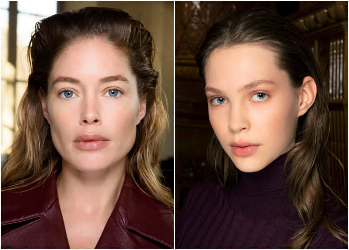 Модные прически осень-зима 2020/2021: волосы назад 