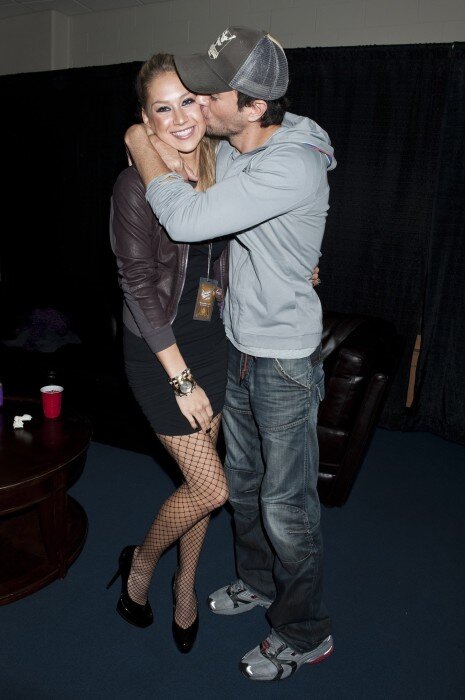 Энрике Иглесиас и Анна Курникова. / Фото: www.woman.ru
