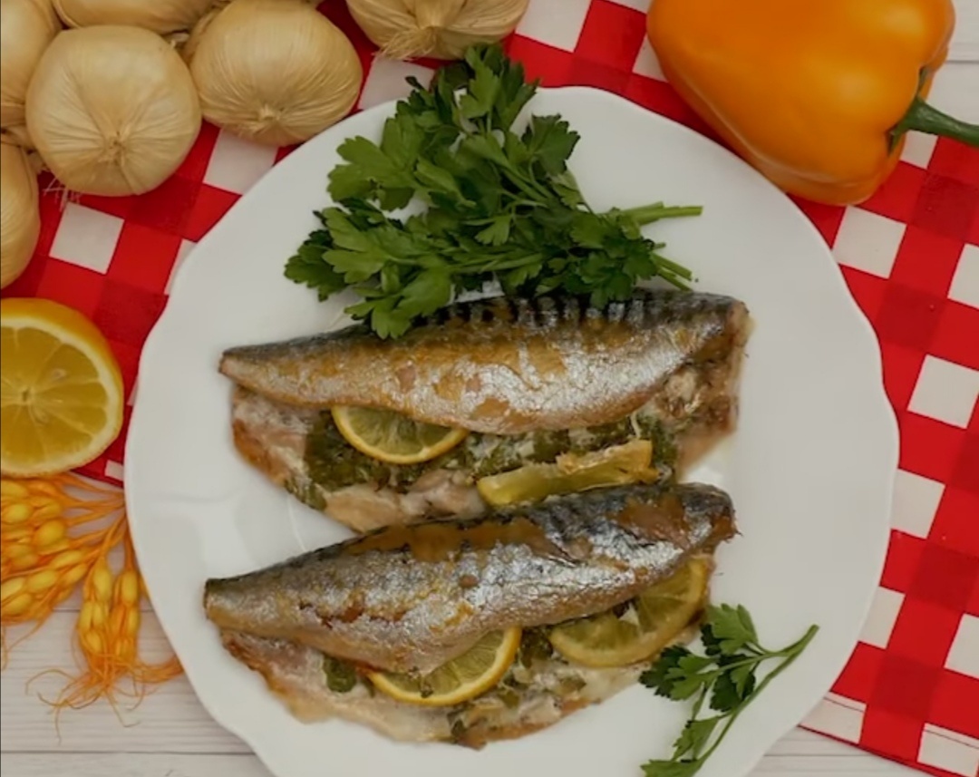 Скумбрия в духовке