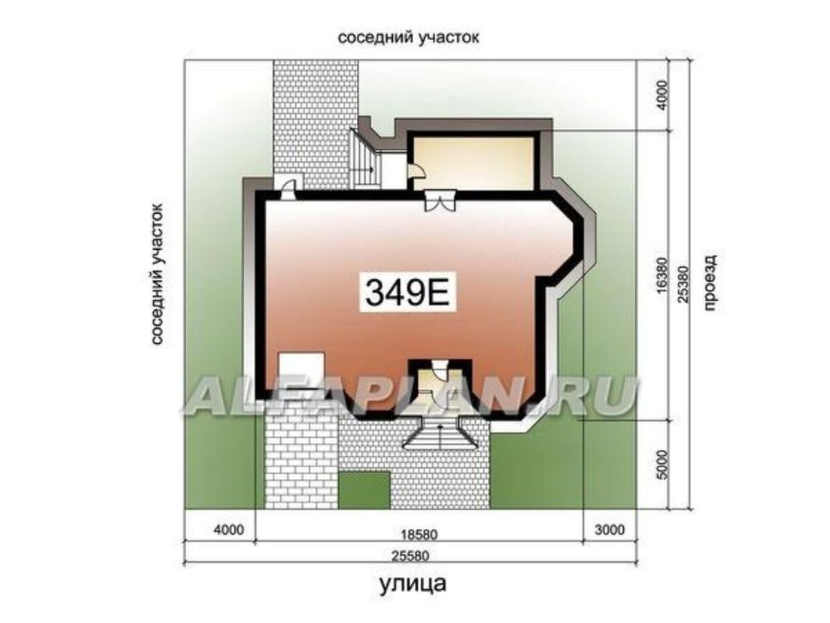 Проект дома 349Е «Амбиент», 6 жилых комнат, 291м2 | Популярные проекты домов  Альфаплан | Дзен