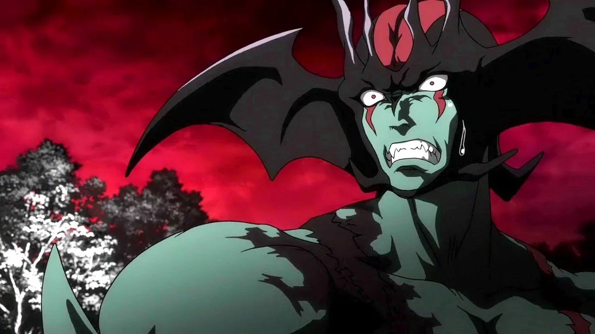 Человек демон. Devilman Crybaby 1972.