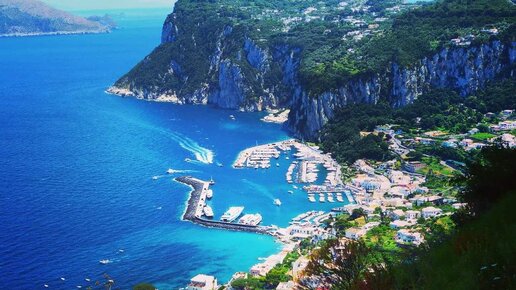 Италия остров Капри (Capri) : обзор курорта Анакапри (Anacapri) #8 #Авиамания